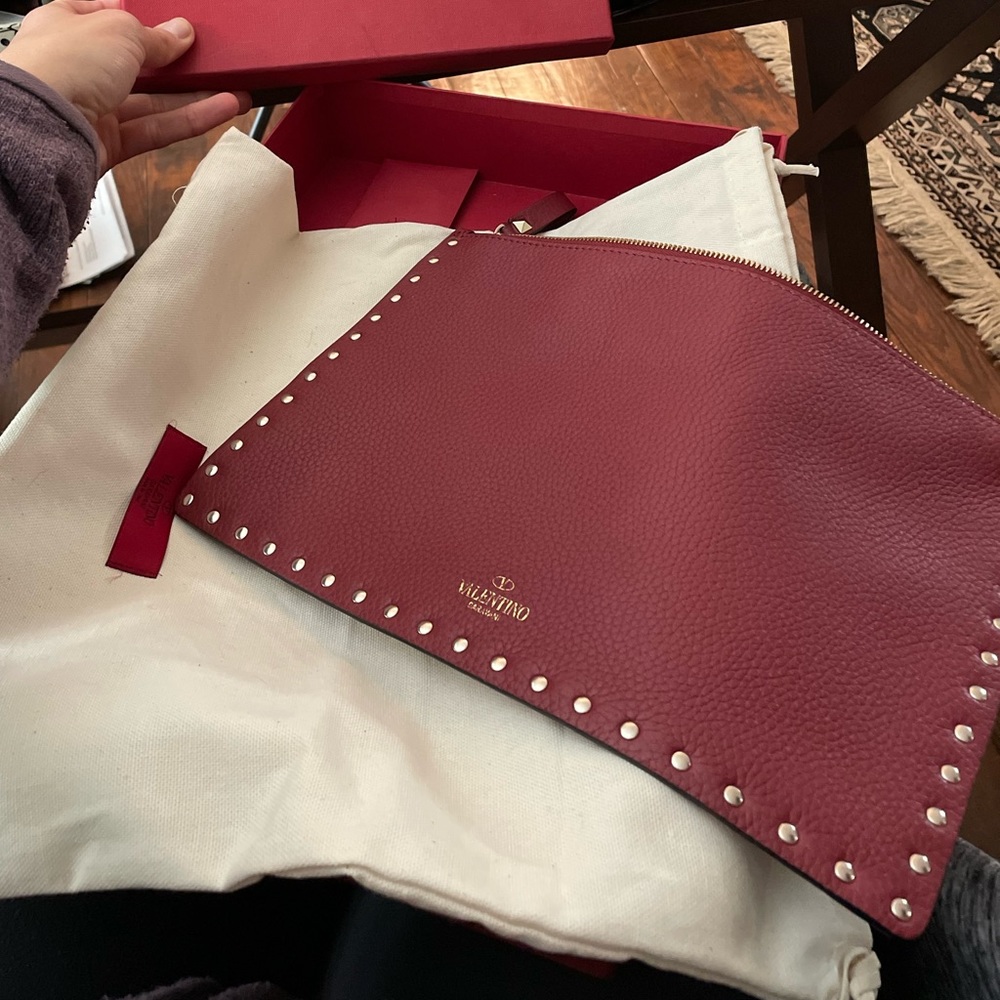 Valentino Garavani Rockstud Clutch Bag